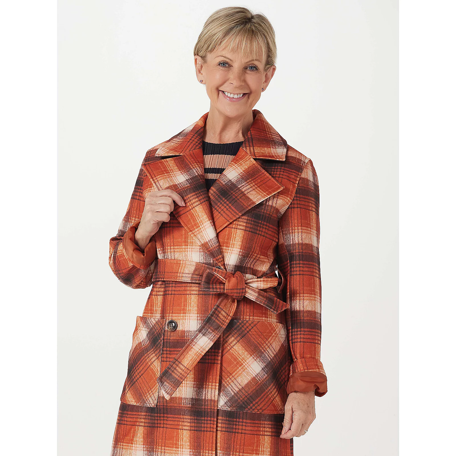 NVLT Check Trench Coat