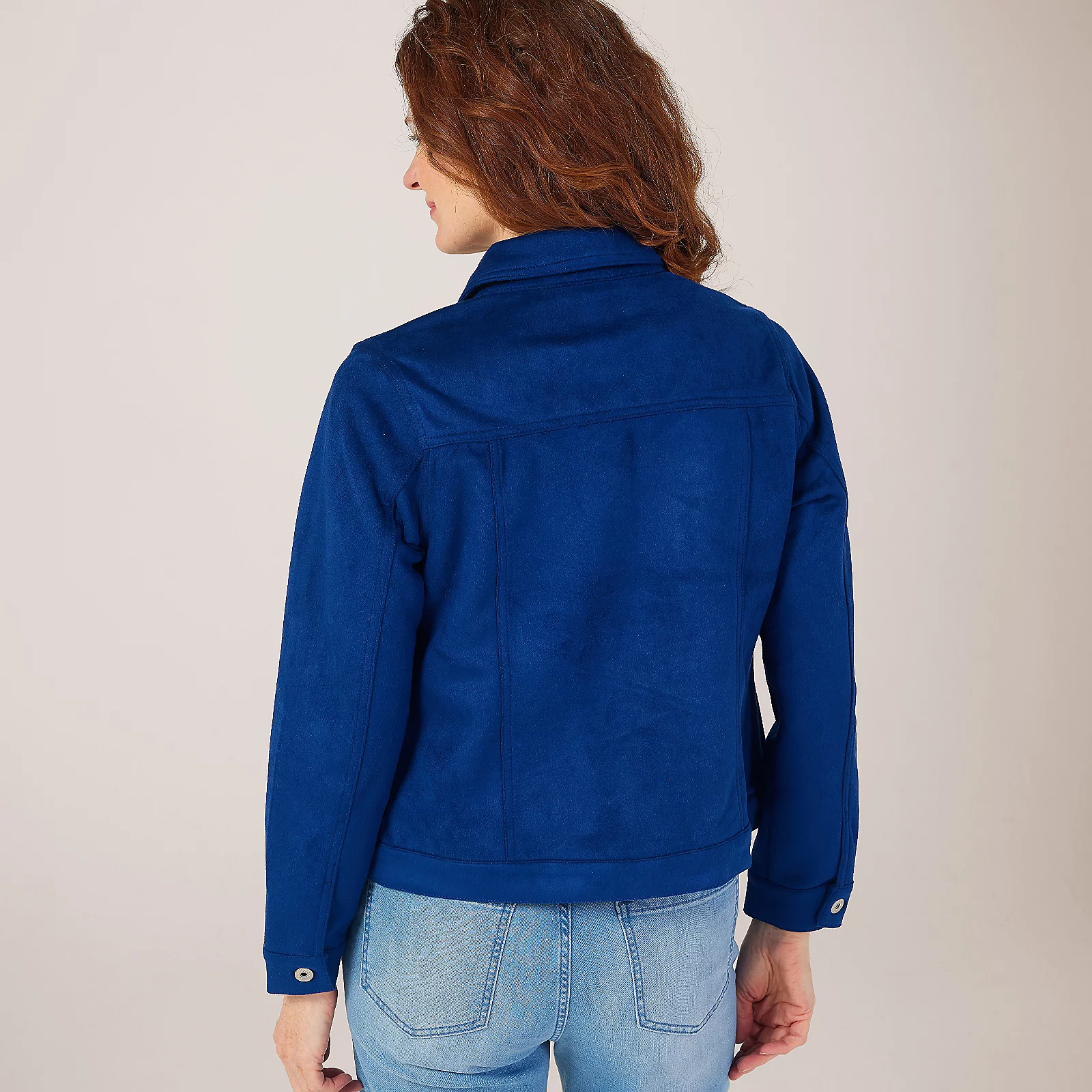 Denim & Co. Classic Suede Jacket 5 Denim & Co. Classic Suede Jacket
