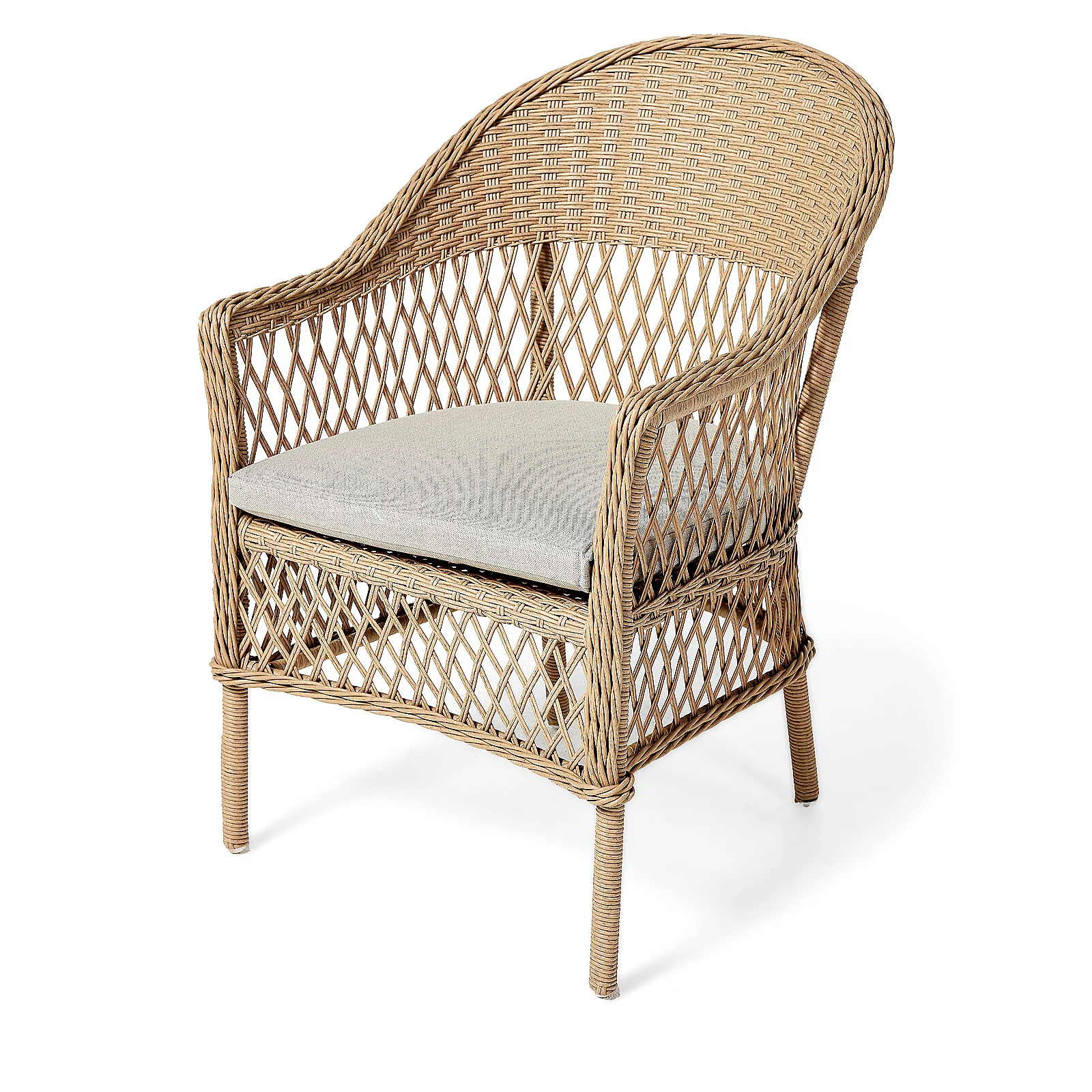 Innovators Rattan Conservatory 2 Chairs & Table Bistro Set
