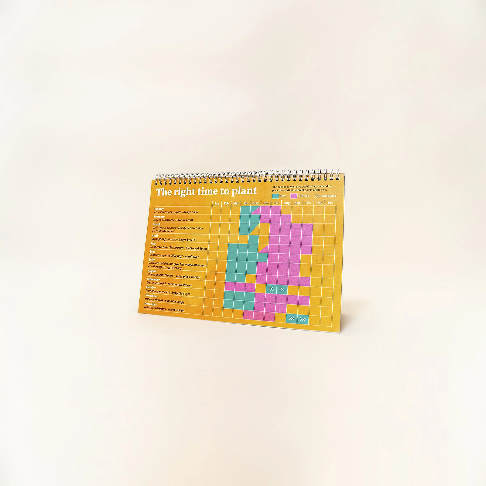 Willsow A4 Desk Calendar (inc 12 Plantable Seeds) 4 Willsow A4 Desk Calendar (inc 12 Plantable Seeds)