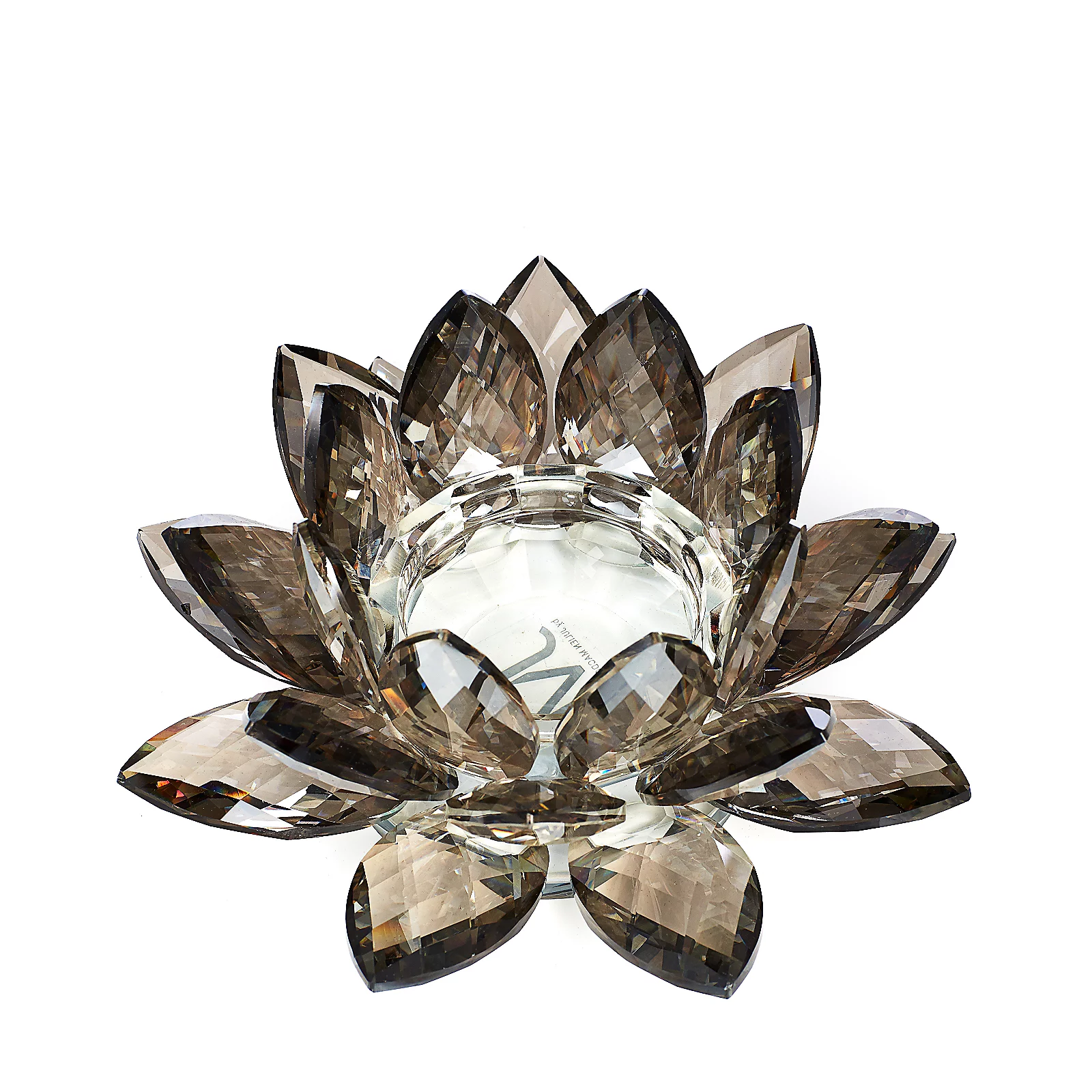 JM by Julien Macdonald Large Lotus Flower Crystal Candle Holder