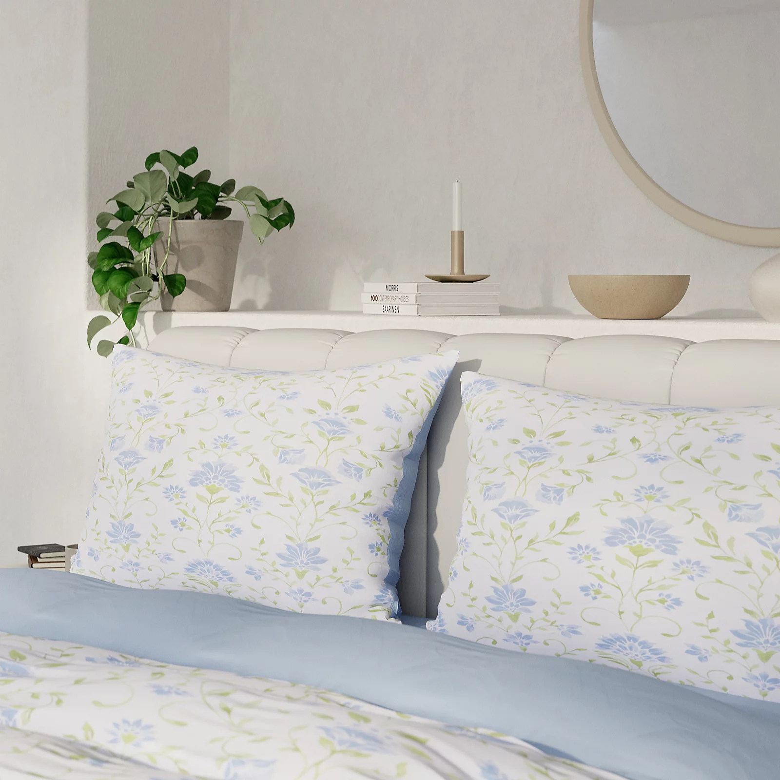 Supersoft by Cozee Home Retro Quaint 4-Piece Duvet Set