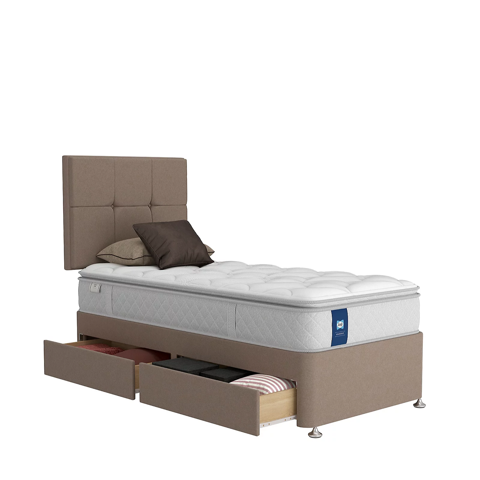 Sealy Advantage Memory Pillowtop Mattress & Divan