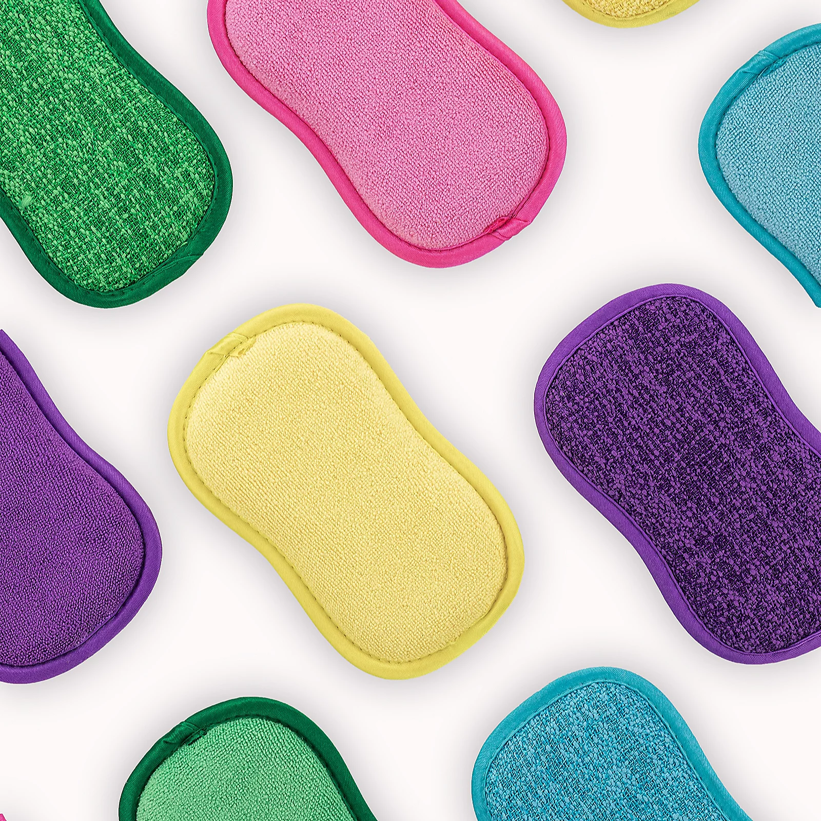 JML Set of 10 Soopa Scrubber Dual sided Sponge