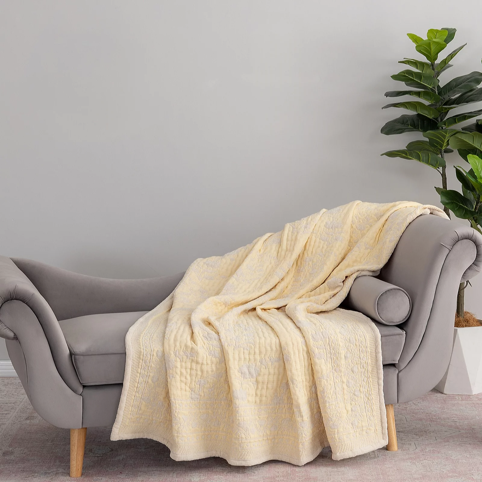 My Garden Stories Sorbet Collection Floral Chenille Throw 3 My Garden Stories Sorbet Collection Floral Chenille Throw