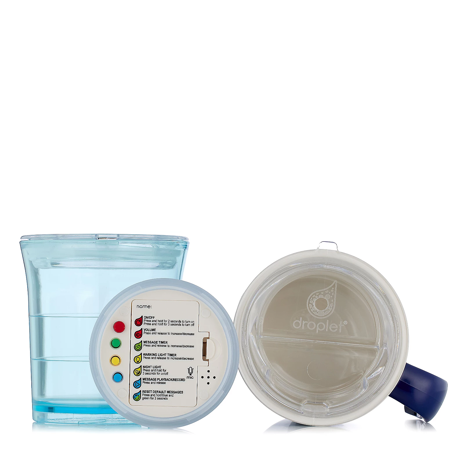 Droplet Reminder Intelligent Hydration System with Batteries