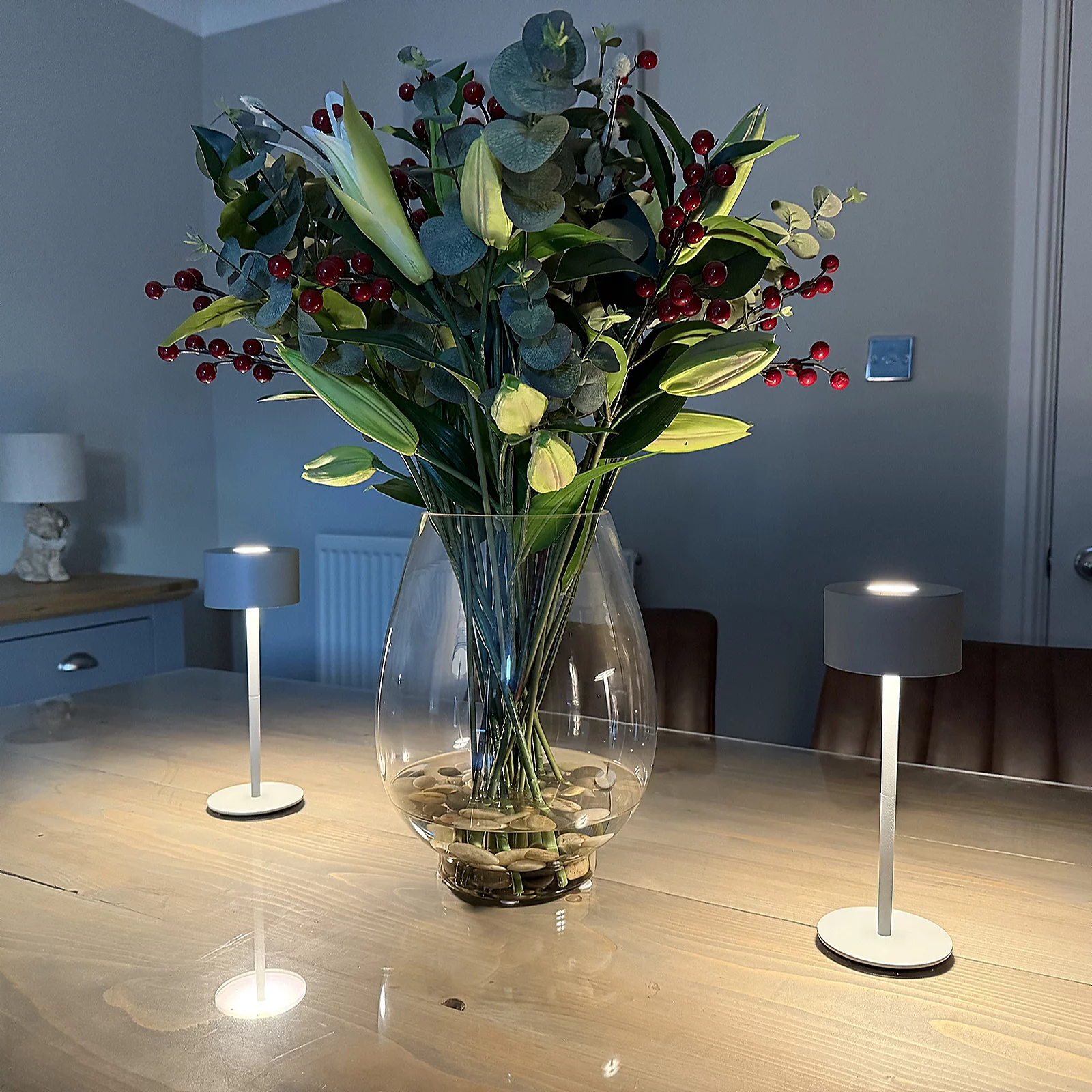 SFIXX LED Rechargeable Table Lamp Set of 2