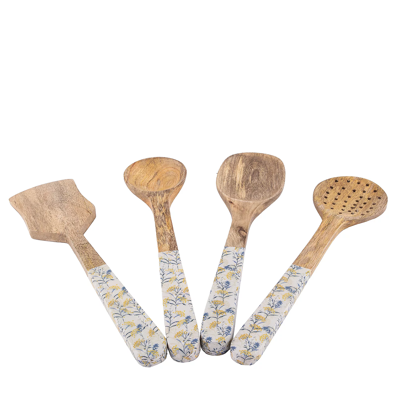 Sara By Sara Davies Set of 4 Mango Wood Spoon & Spatula Set