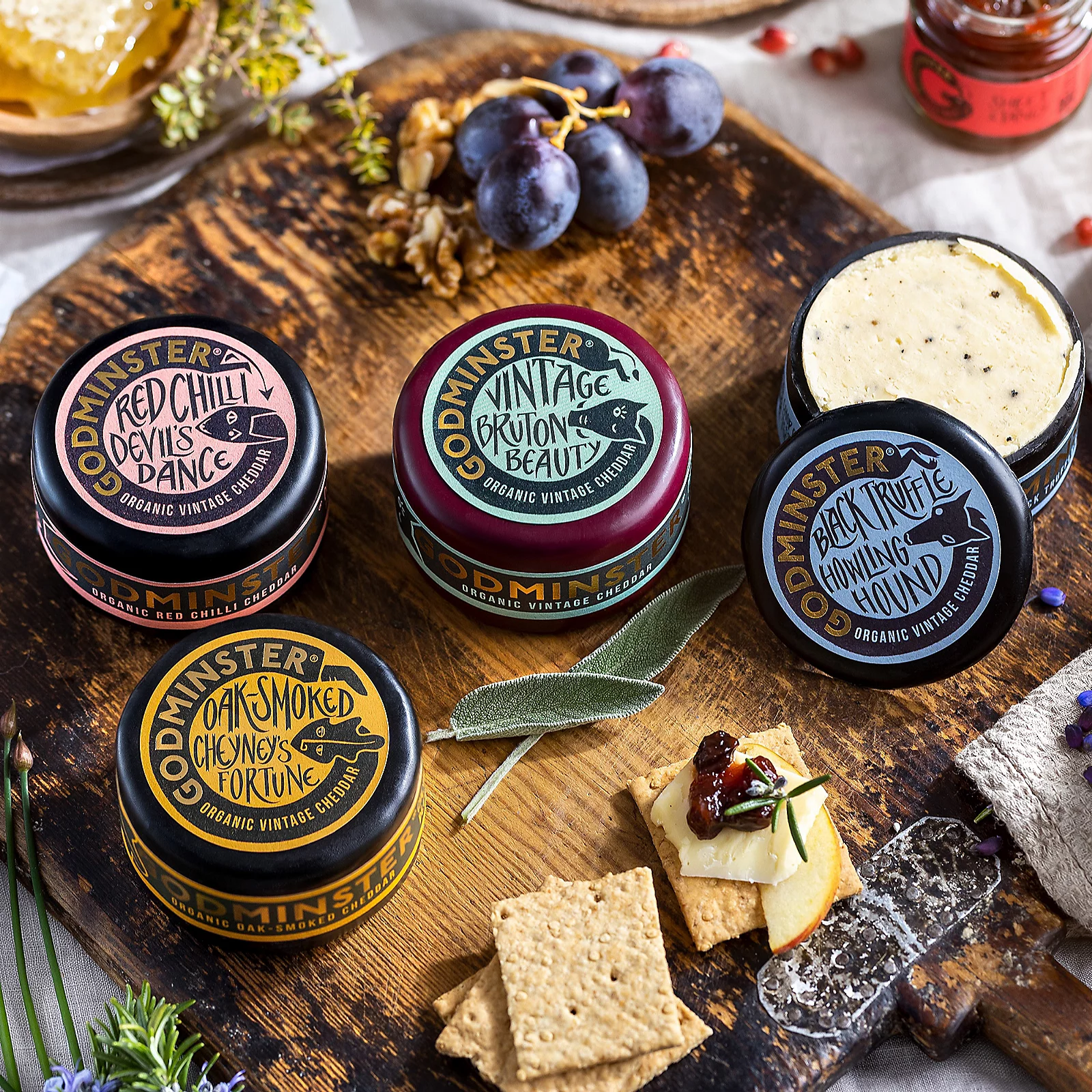Godminster Four Cheese 200G Variety Set