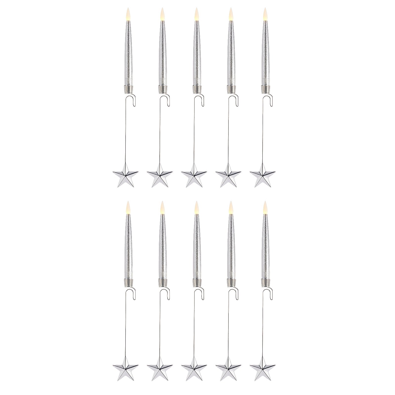 Home Reflections Set of 10 Hanging Tree Candles