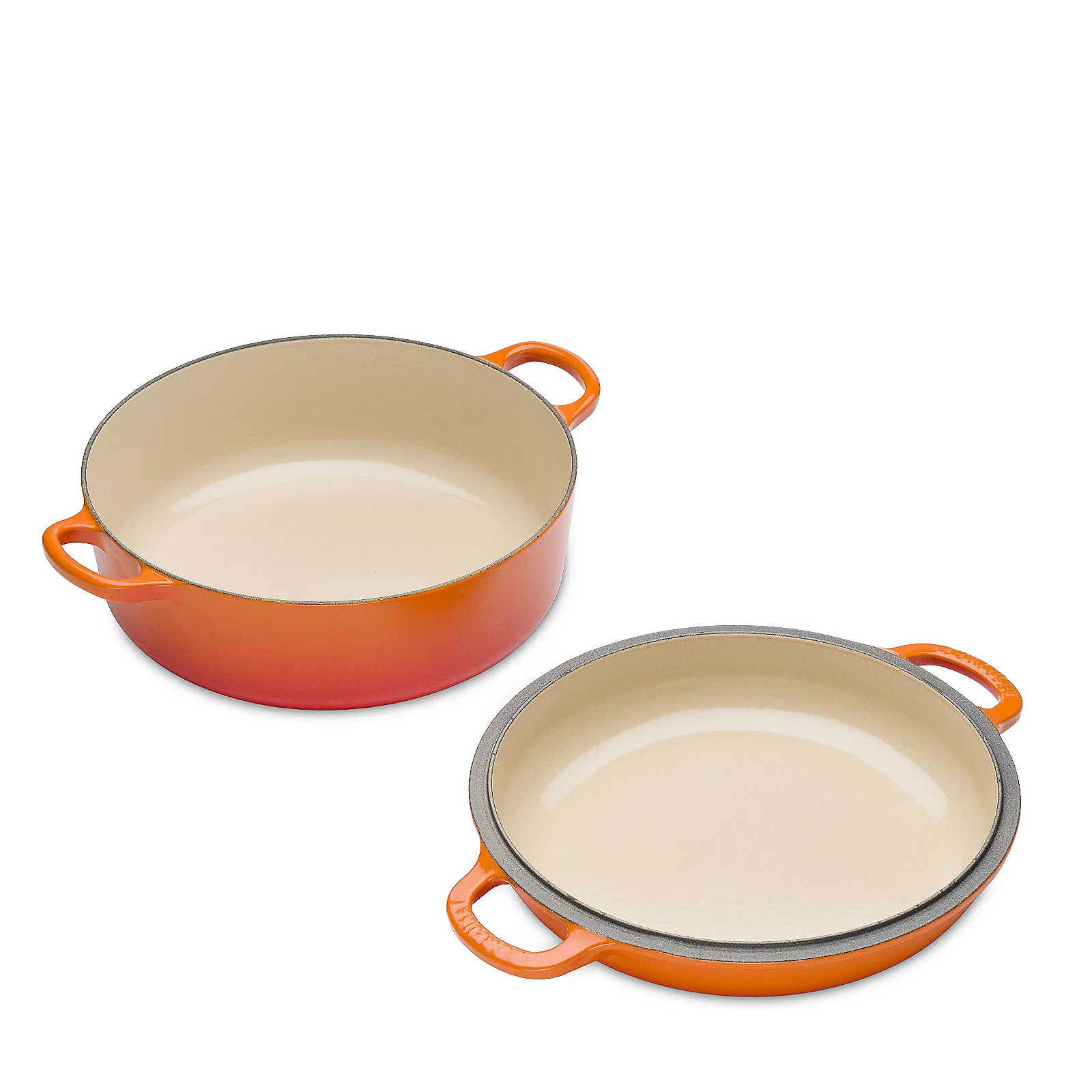 Le Creuset Cast Iron 26cm Casserole Dish with Baking Lid