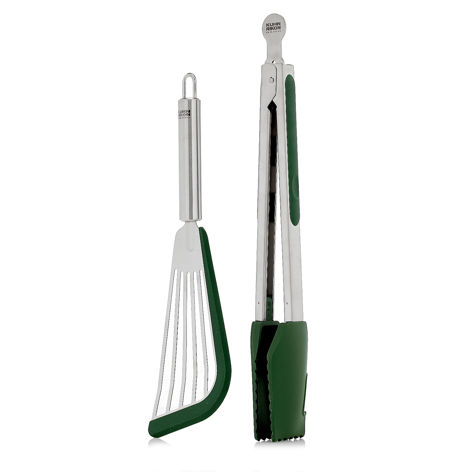Kuhn Rikon Stainless Steel Turner Tongs & Spatula Set