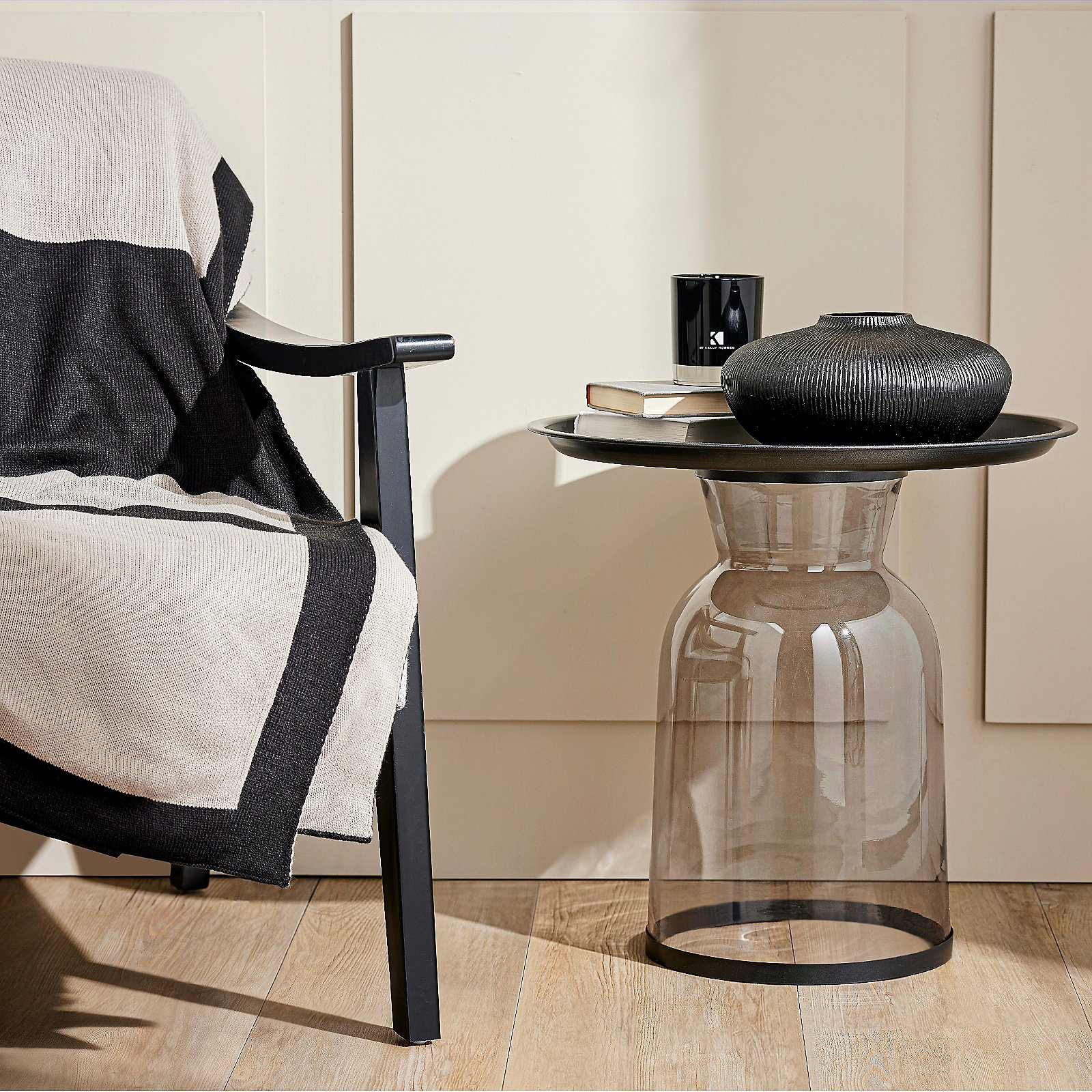 K by Kelly Hoppen Glass Table