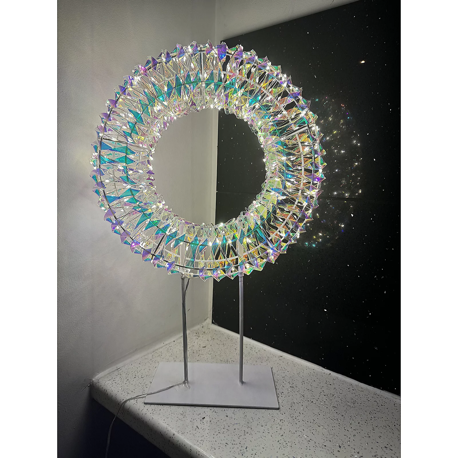 Home Reflections Iridescent Pre-Lit Wire Shapes with 8 Light Functions 7 Home Reflections Iridescent Pre-Lit Wire Shapes with 8 Light Functions