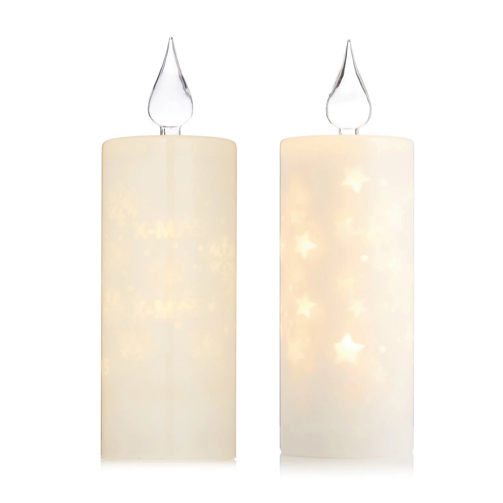 Home Reflections Set of 2 Projection Candles