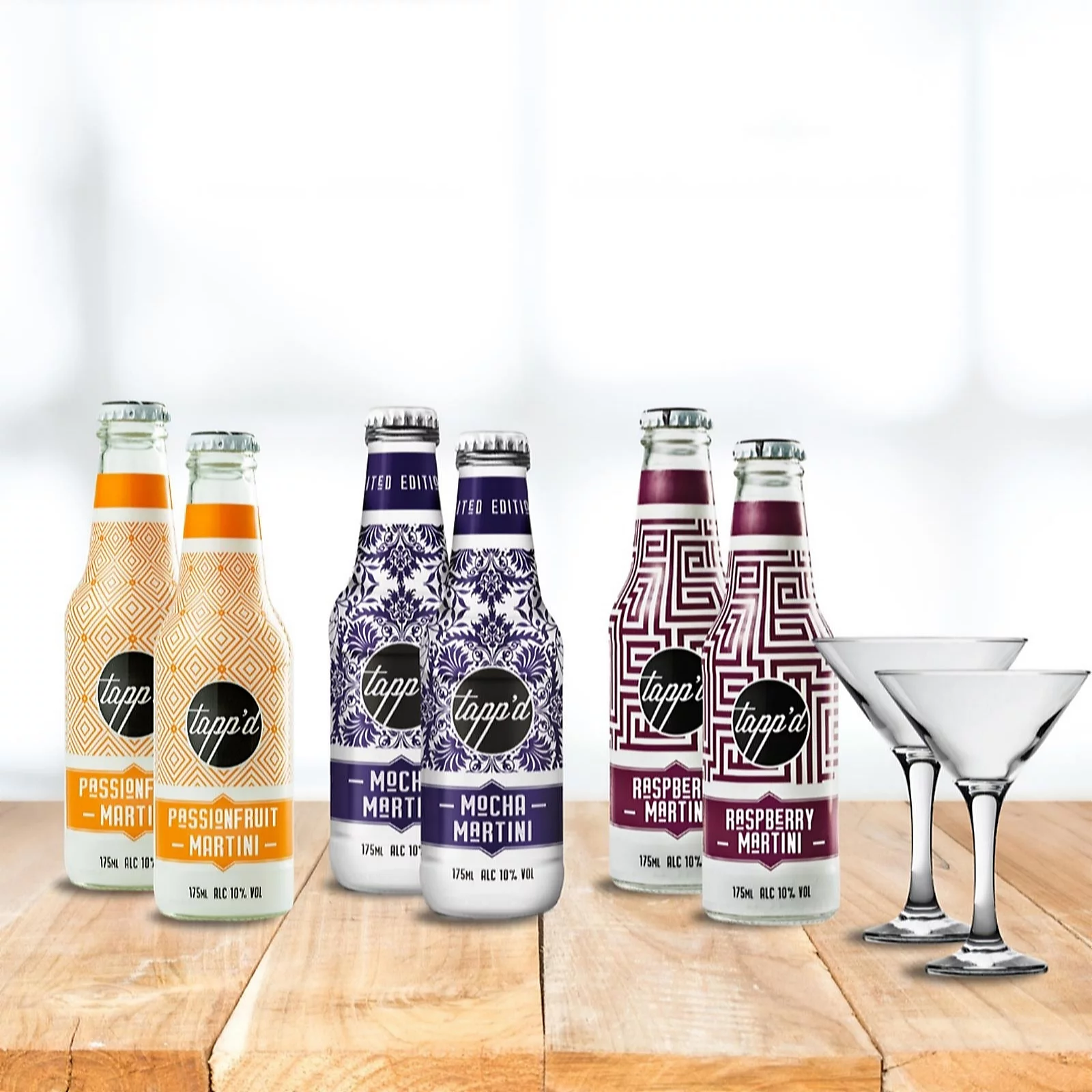 Tapp'd Cocktails Martini Cocktail Collection