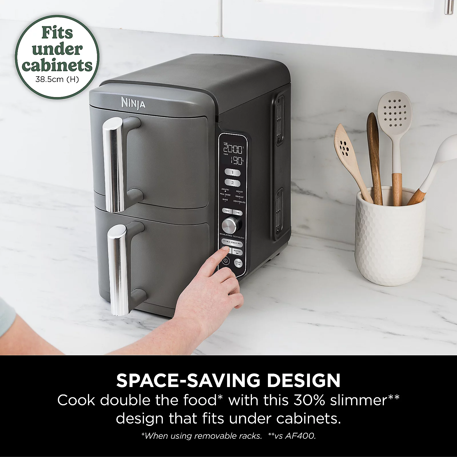 Ninja Double Stack XL 9.5L Air Fryer SL400UK
