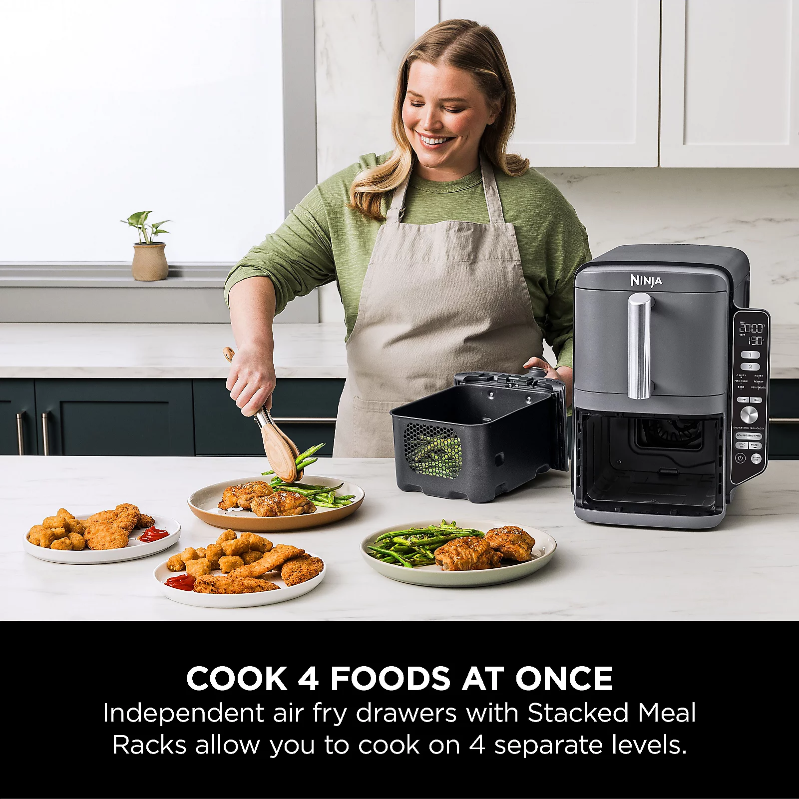 Ninja Double Stack XL 9.5L Air Fryer SL400UK 4 Ninja Double Stack XL 9.5L Air Fryer SL400UK