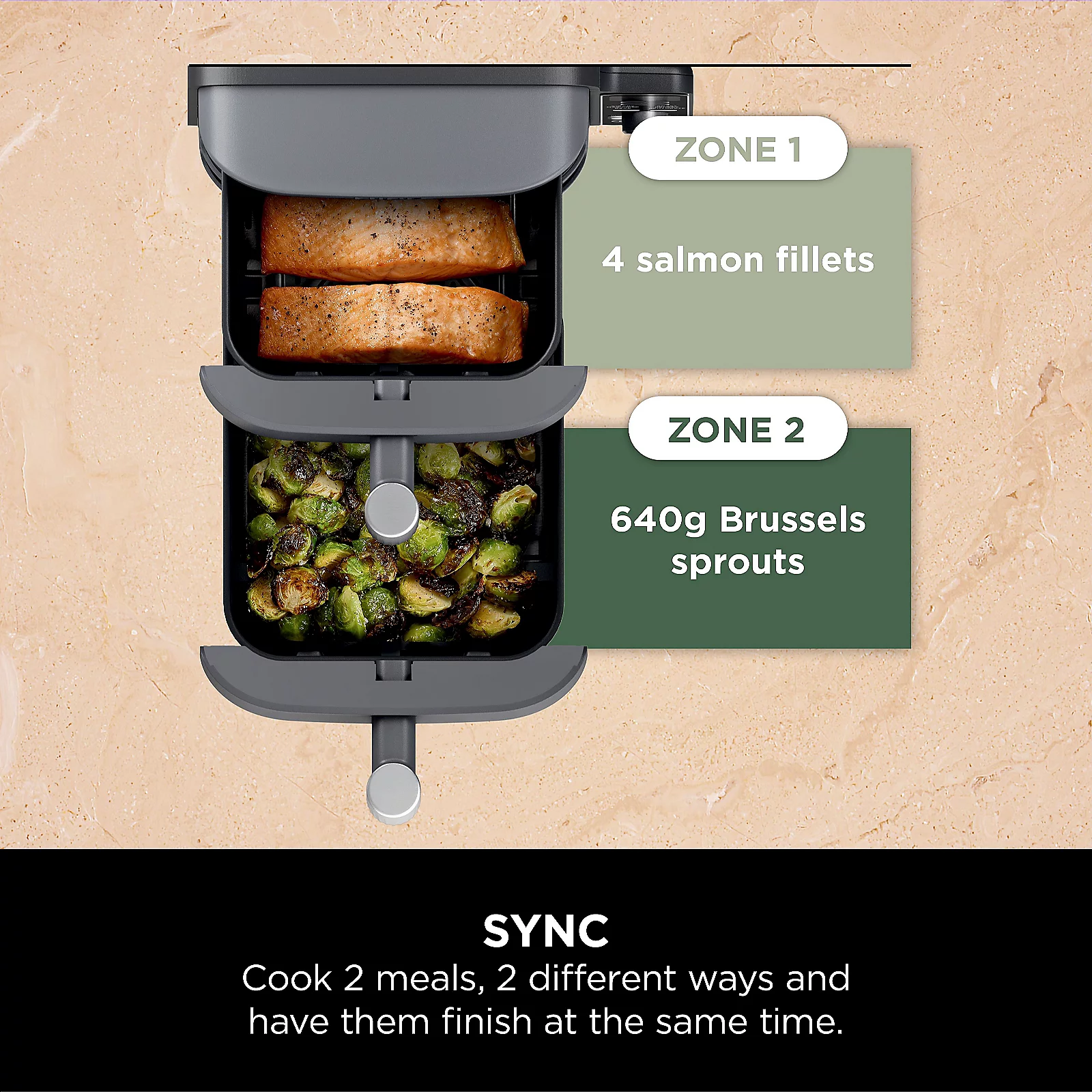 Ninja Double Stack XL 9.5L Air Fryer SL400UK 7 Ninja Double Stack XL 9.5L Air Fryer SL400UK
