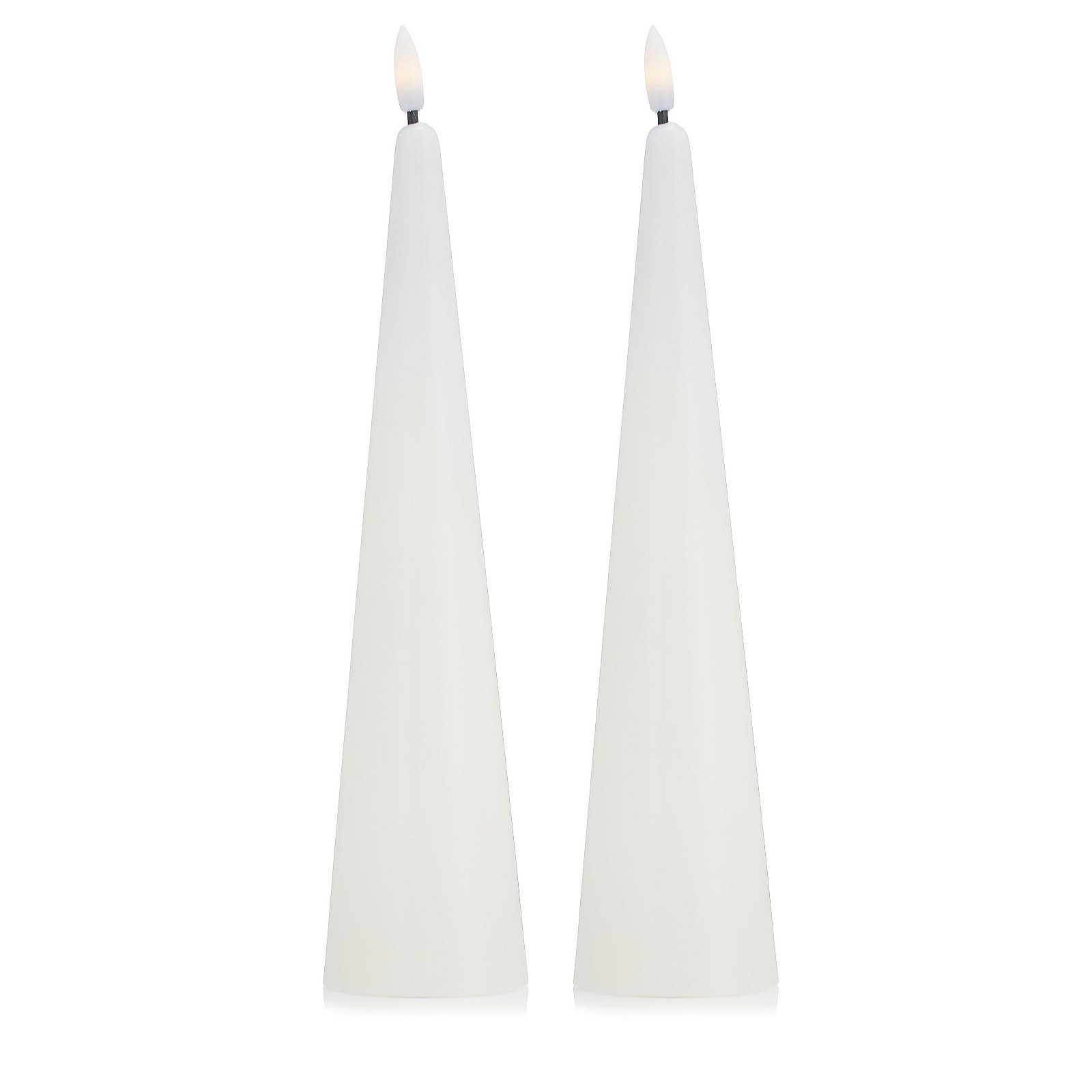 Home Stories Set of 2 Wax Flameless Candles