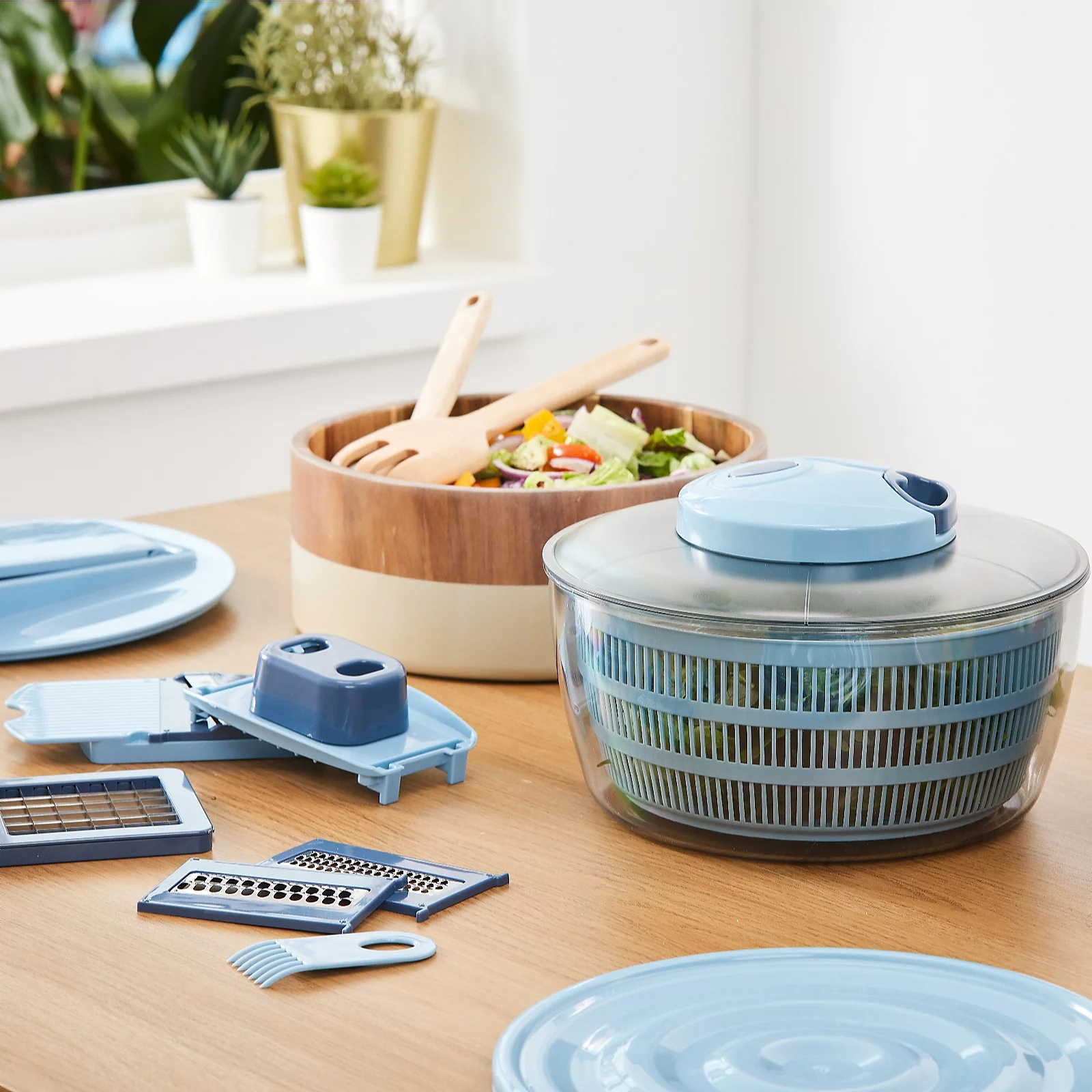 Outlet Cook's Essentials 6-in-1 Chop & Spin Food Preparation 5 Outlet Cook's Essentials 6-in-1 Chop & Spin Food Preparation