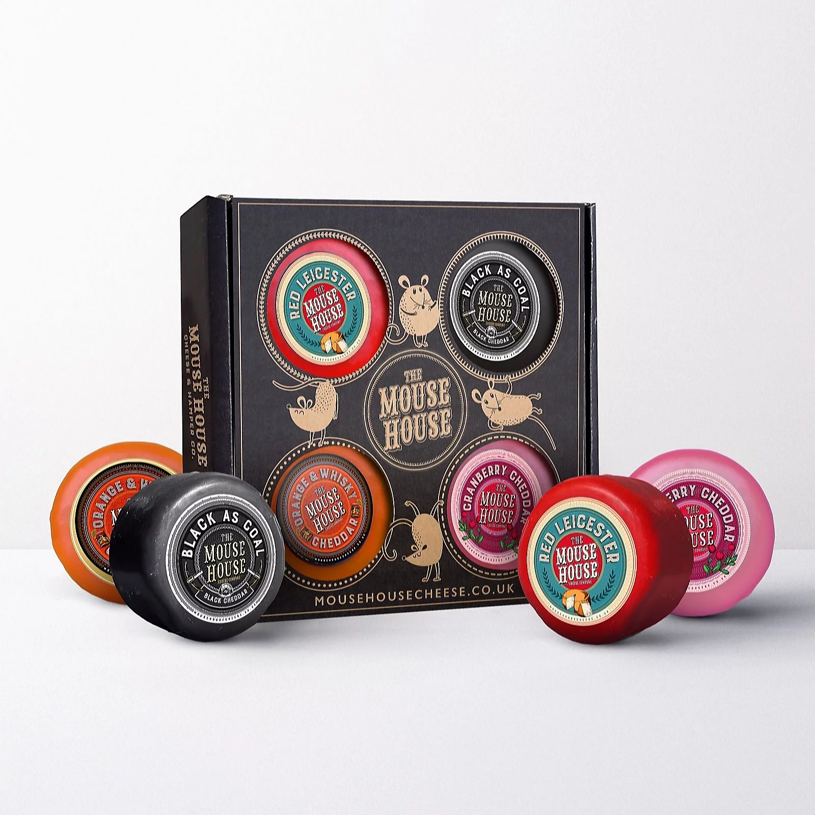 The Mouse House Set of 4 Winter Truckle Set