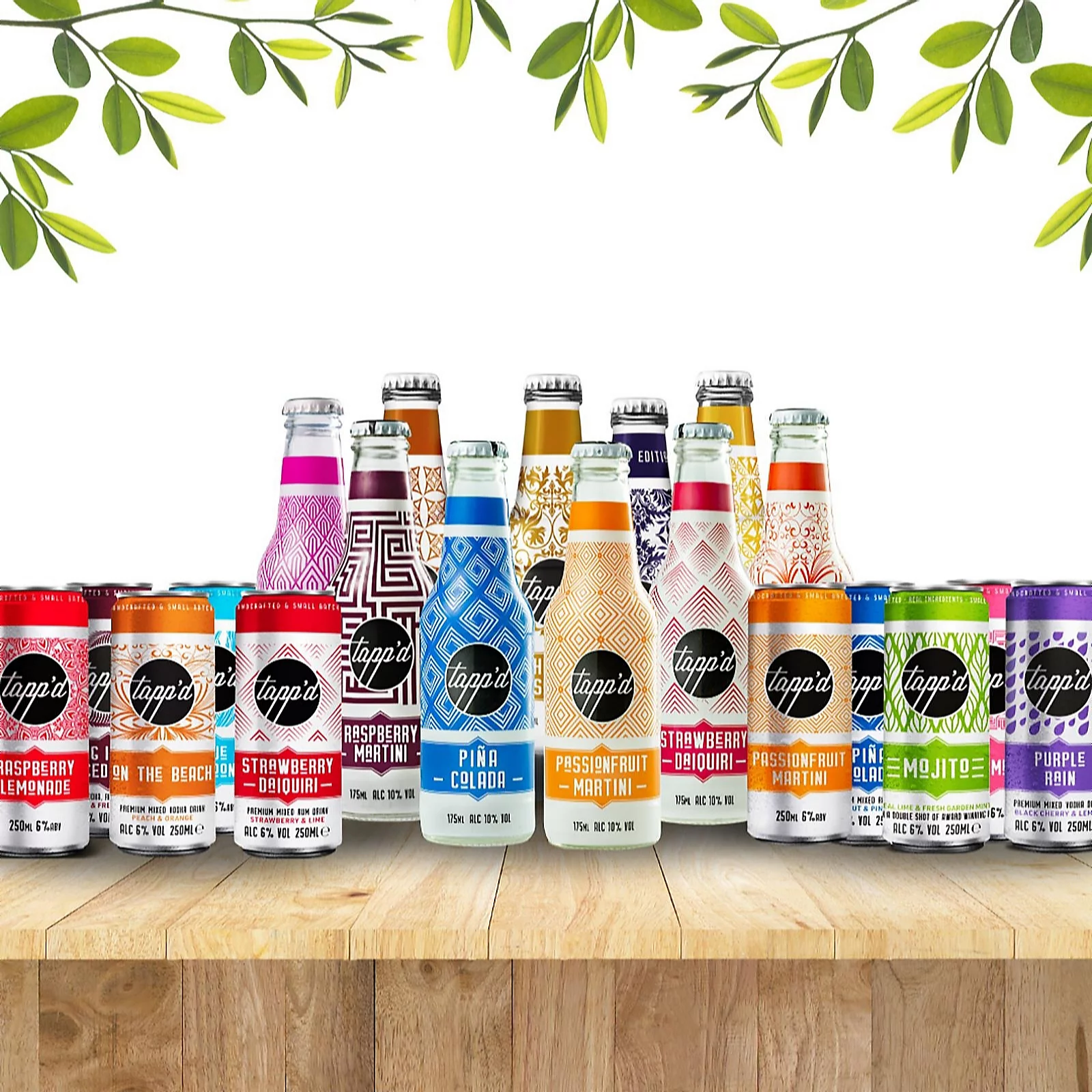 Tapp'd Cocktails 20 Piece Cocktail Bundle