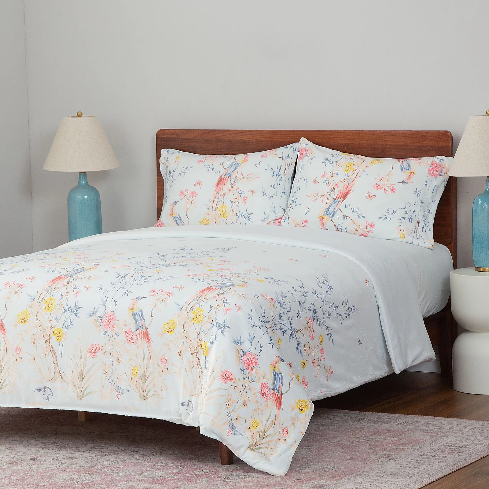 Cozee Home Nature Inspired Velvetsoft 4 Piece Duvet Set