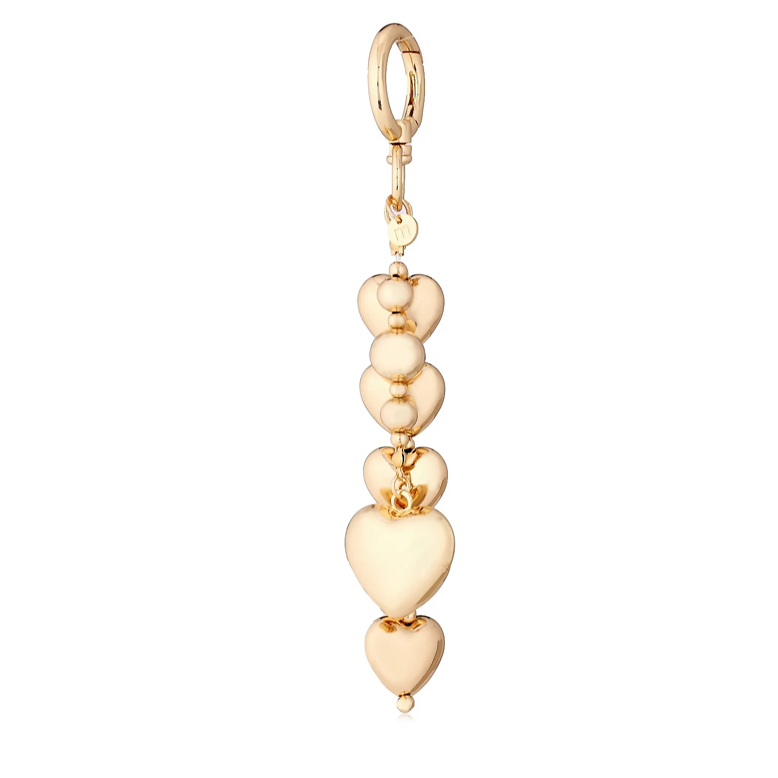 Malika Heart Bag Charm