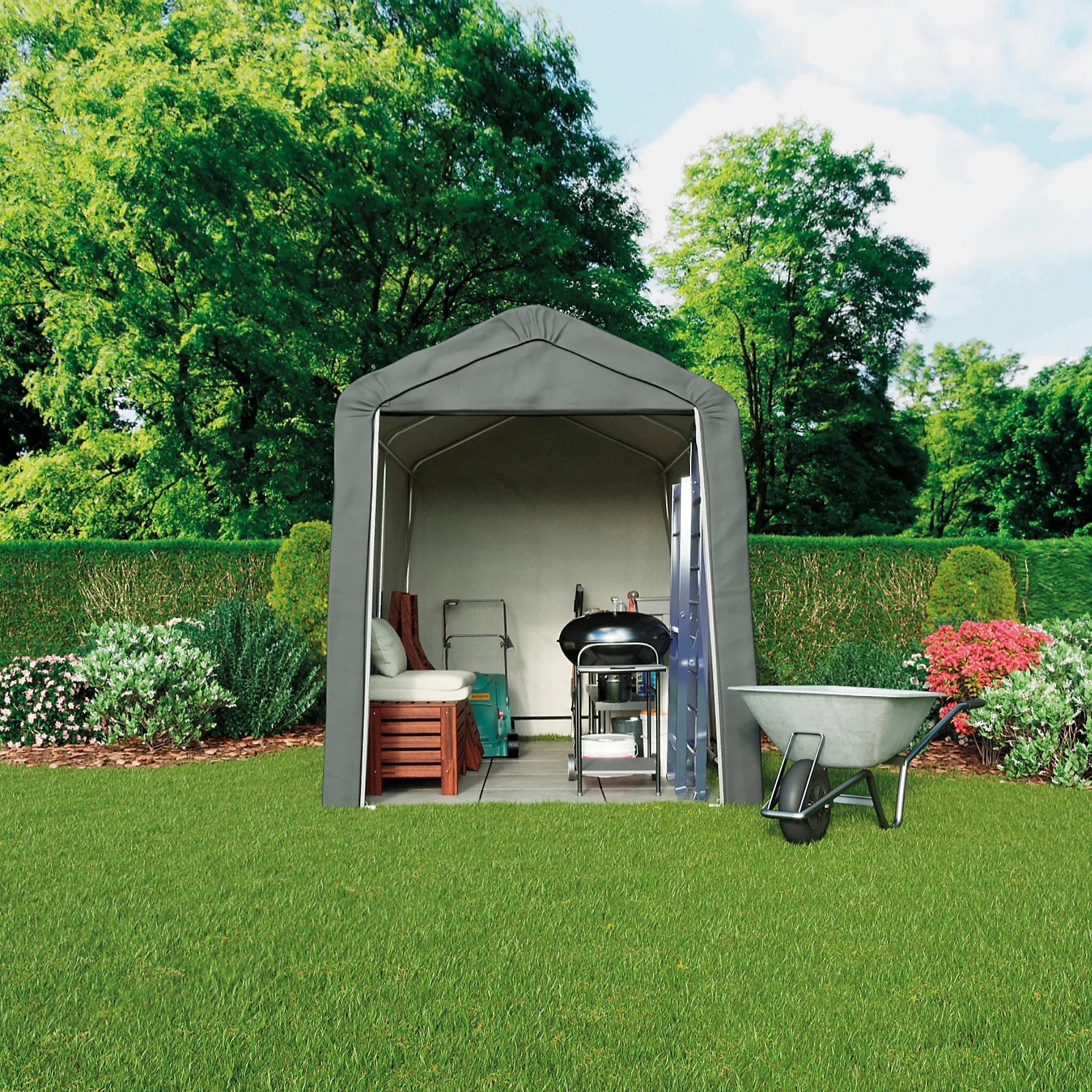 Thompson & Morgan Heavy Duty Portable Shed 8x12 Foot