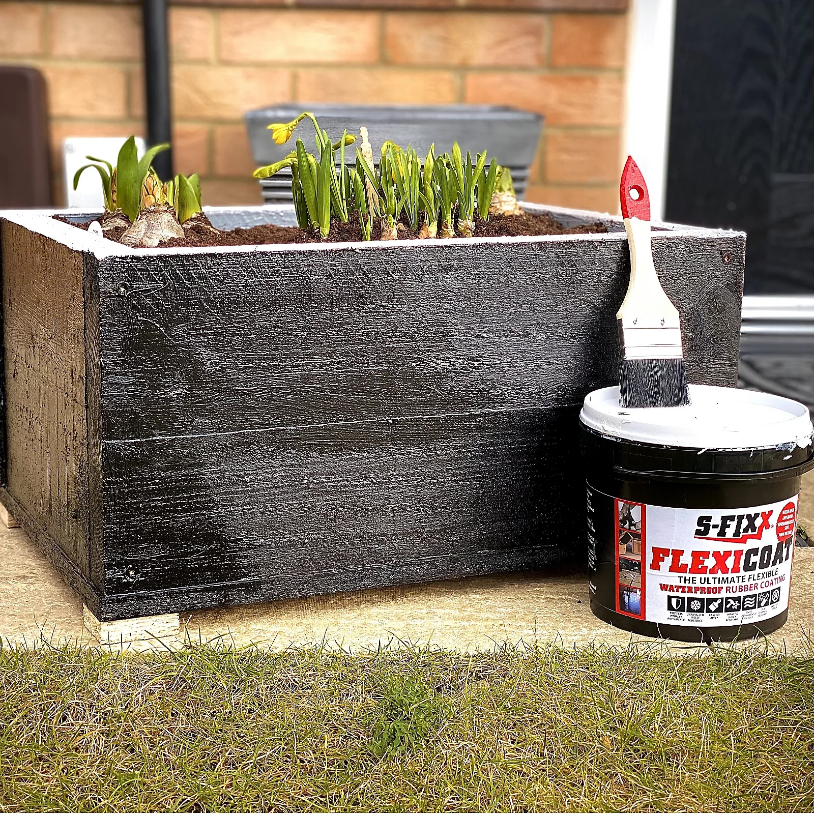 SFIXX 2KG Flexi Coat Liquid Rubber Roof Repair Sealant