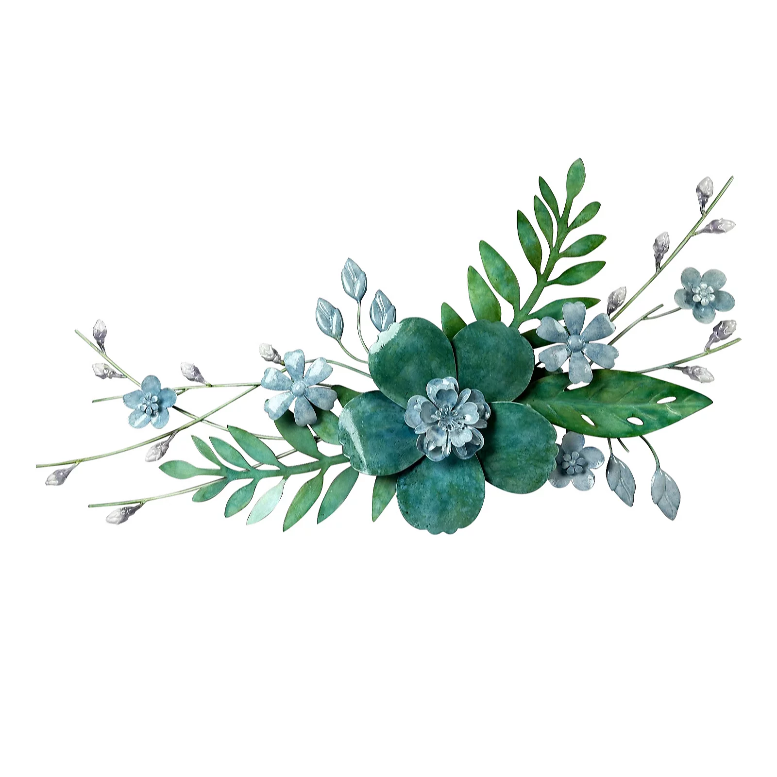 Garden Reflections Floral Metal Wall Art