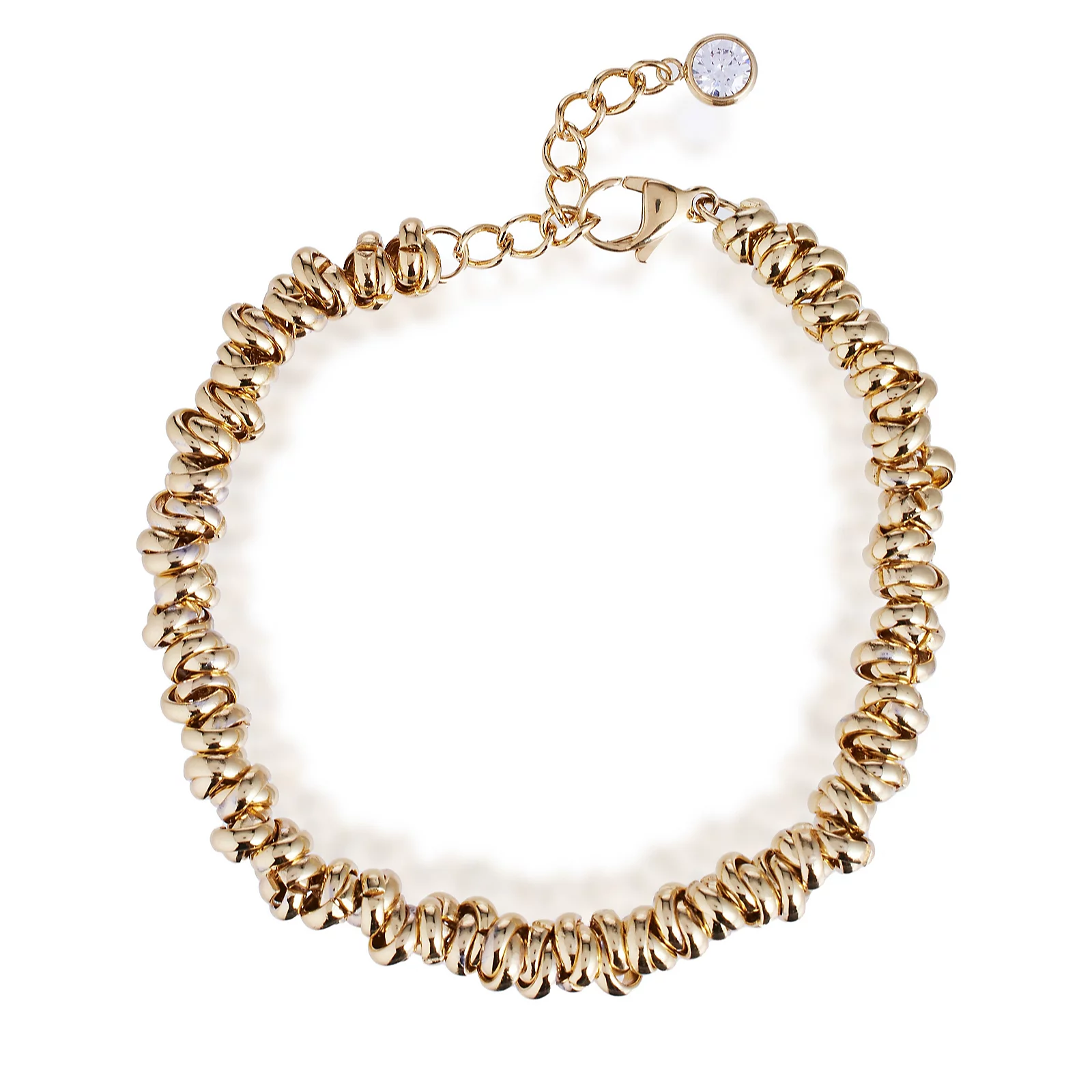 Steel by Diamonique Sweetie Chain Bracelet Stainless Steel