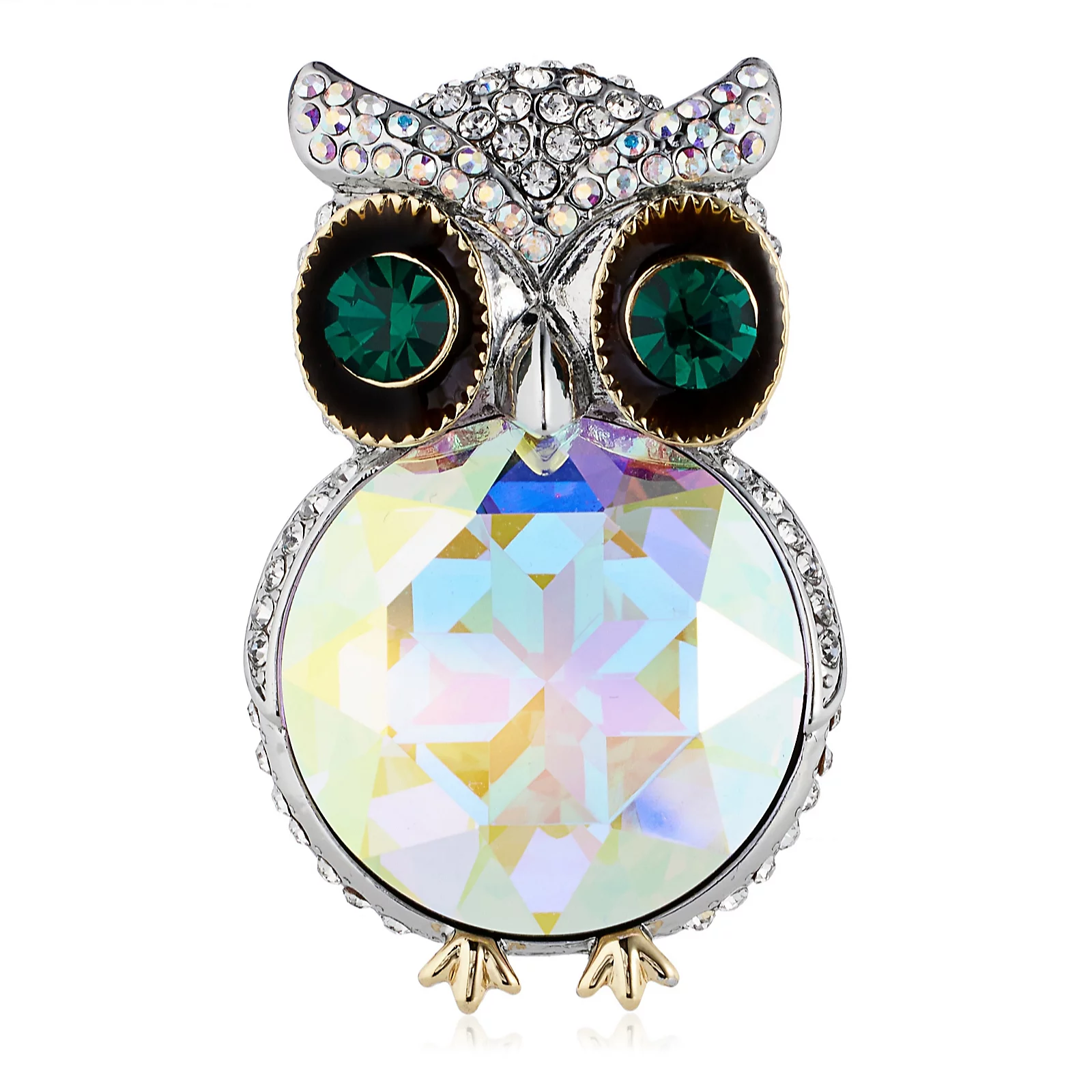 Butler & Wilson Crystal Owl Brooch