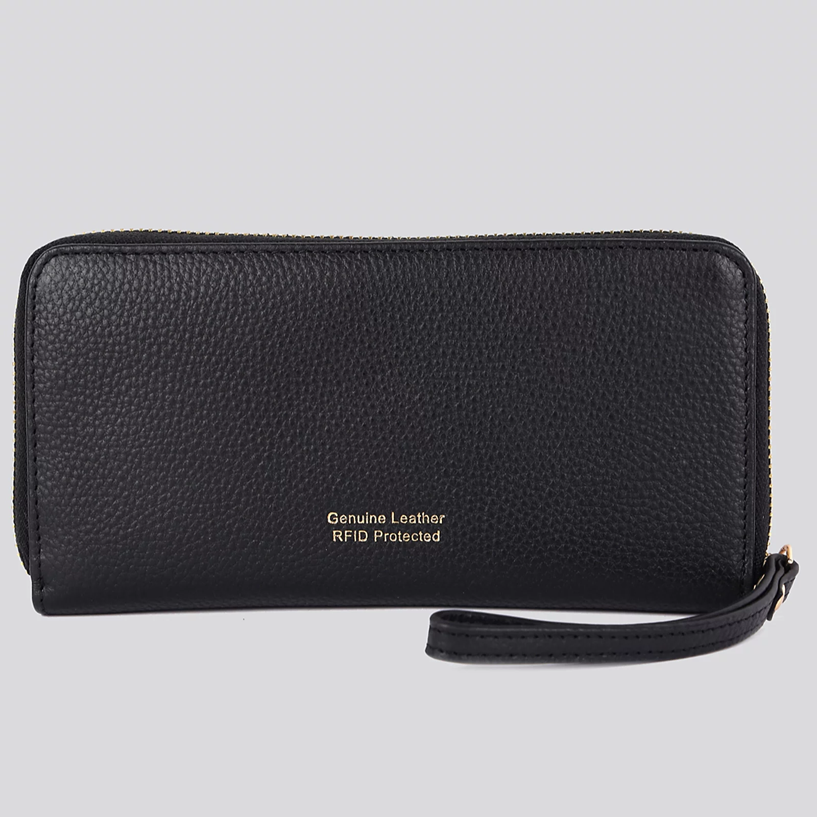 Ashwood Croc Leather RFID Wristlet Purse & Keyring Gift Set
