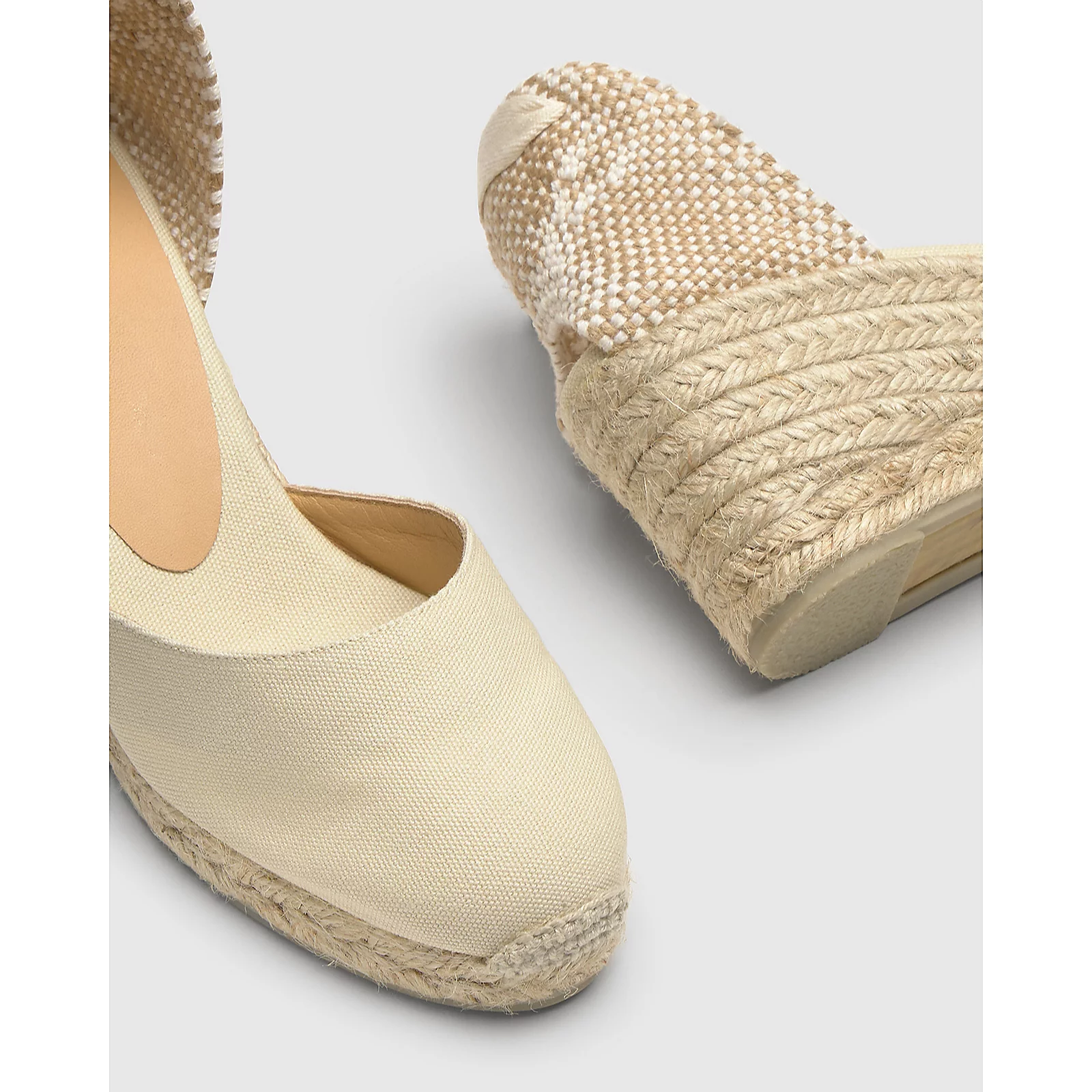 Castaner Carina Cotton Wedge Espadrille Sandal